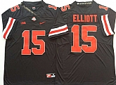 Ohio State Buckeyes 15 Ezekiel Elliott Black Shadow Nike College Football Jersey,baseball caps,new era cap wholesale,wholesale hats